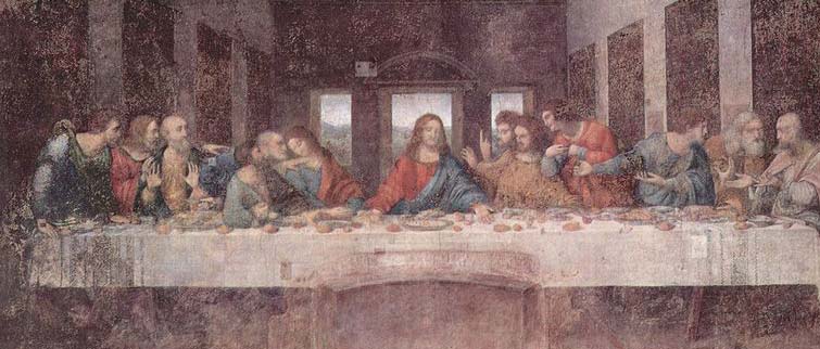 Renaissance Leonardo da Vinci - Ultima Cena Last Supper